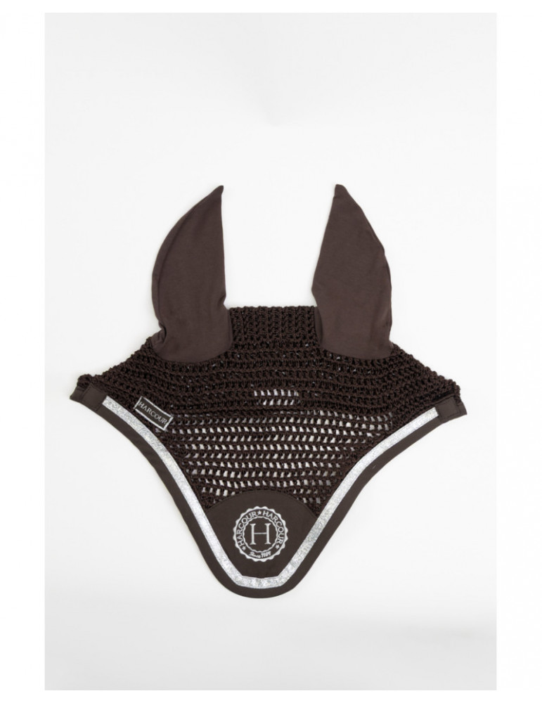 Bonnet Fredy Harcour cacao, taille cheval | Nature Horse Langon