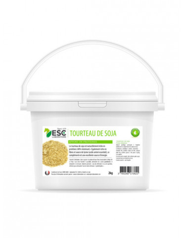 TOURTEAU DE SOJA sans OGM - Apport en protéines et soutien énergétique pour chevaux - 2,5kg
