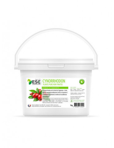 Cynorrhodon 1kg ESC – Vitamine C naturelle, immunité et antioxydant pour chevaux