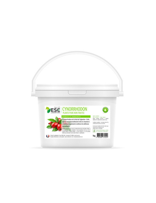Cynorrhodon 1kg ESC – Vitamine C naturelle, immunité et antioxydant pour chevaux