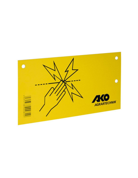Plaque de signalisation clôture électrique – Sécurité et conformité obligatoire