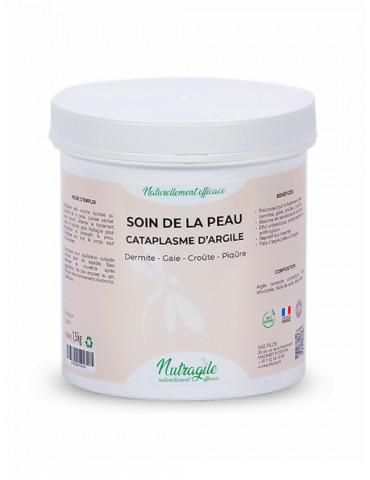 Soin cataplasme d'argile Nutragile, 1,3 kg | Nature Horse Langon