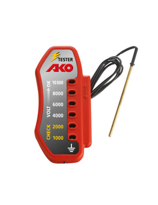 Testeur de clôture Ako 6 niveaux – Mesure de tension 1000V à 10 000V sans pile