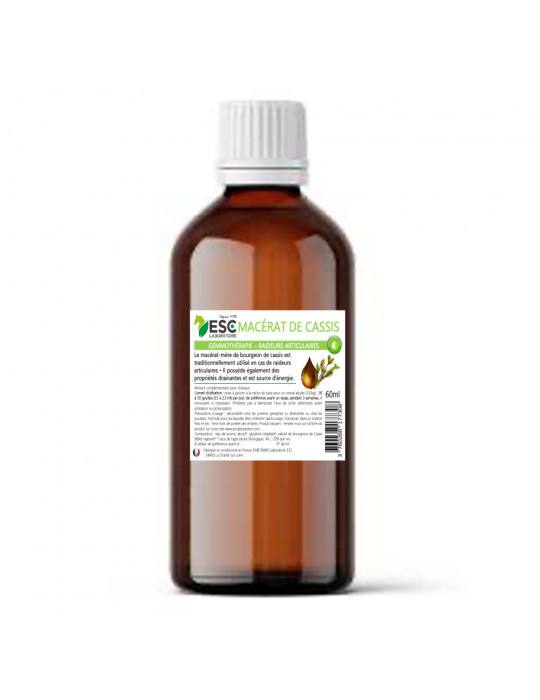 MACERAT DE BOURGEON DE CASSIS 60ml-Gemmothérapie cheval - Articulations, Fatigue