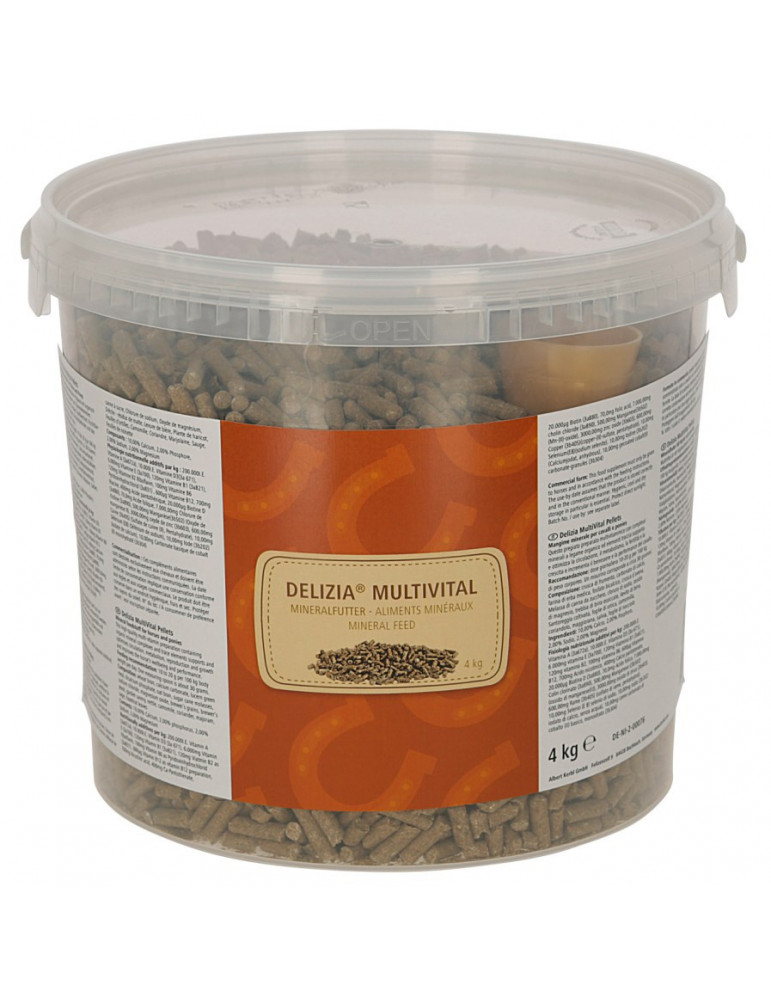 Delizia Multival Kerbl, 4 kg | Nature Horse Langon