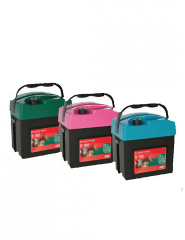 L'Électrificateur Compact Power B180 est parfaitement adapté aux petits pâturages de chevaux et bovins