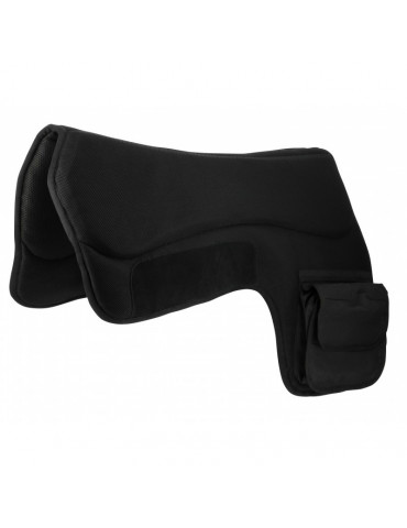 Tapis western à poche noir