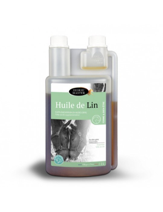 Huile de Lin Horse Master – Source d’oméga 3, 6 et 9 pour le cheval
