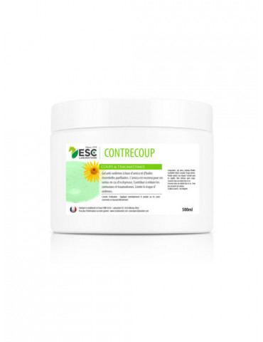Pommade Contrecoup 500 ml ESC – Gel à l’Aloe vera et Arnica pour contusions