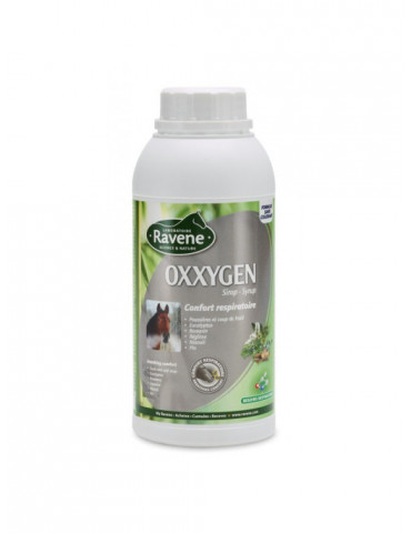 Oxxygen Ravene 500 ml – Solution respiratoire et immunité cheval