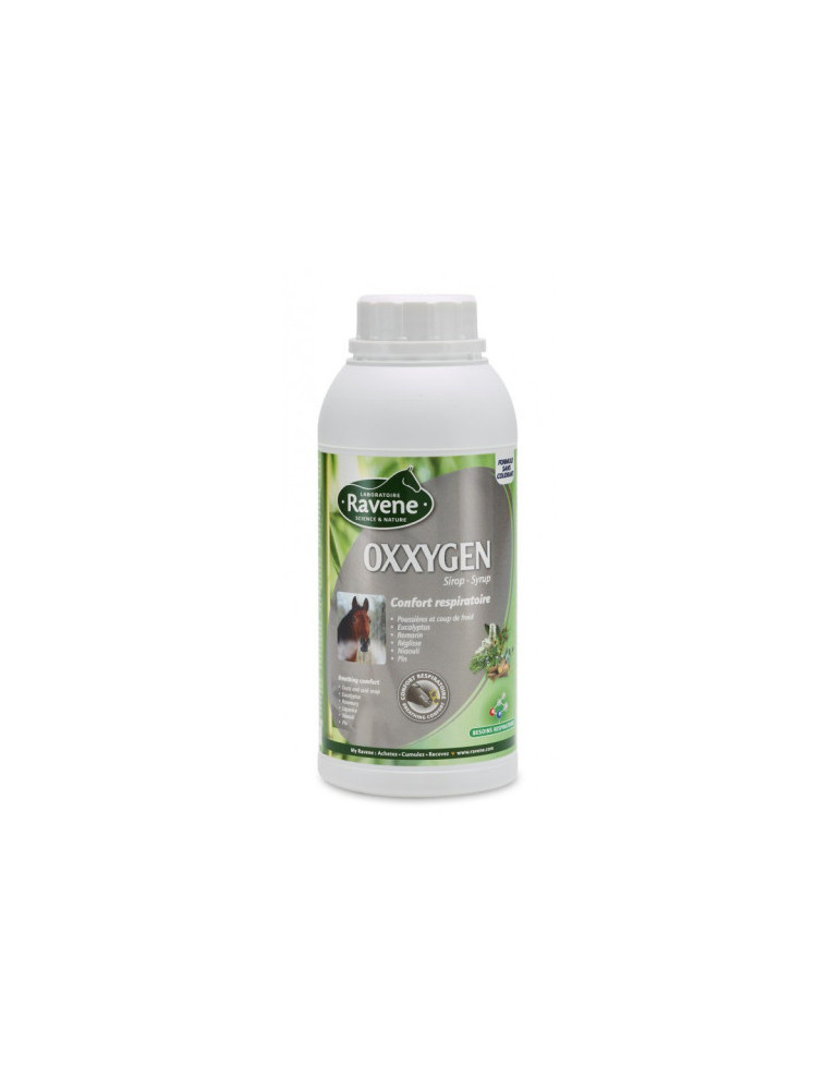 Oxxygen Ravene 500 ml – Solution respiratoire et immunité cheval