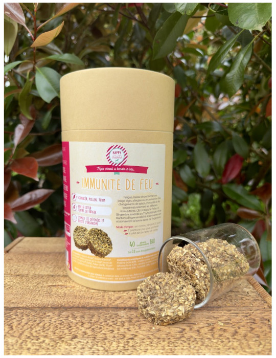 Friandises bio cheval « Immunité de Feu » Happy Crackers – Défenses immunitaires naturelles