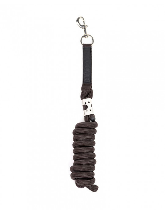 Licol + longe Harcour Amour cacao, taille Cob