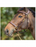 COMBO BRIDLE/HALTER - BLACK - COB - Nature Horse Langon