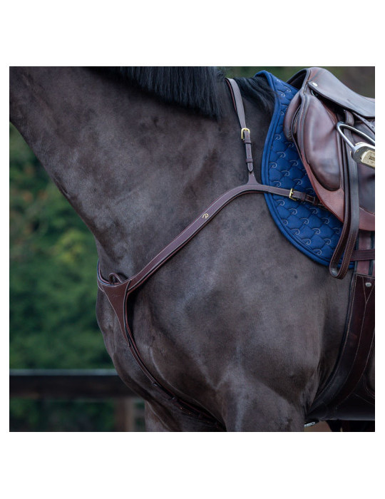 Collier de chasse long pont Dy'on D Collection brun, taille Full