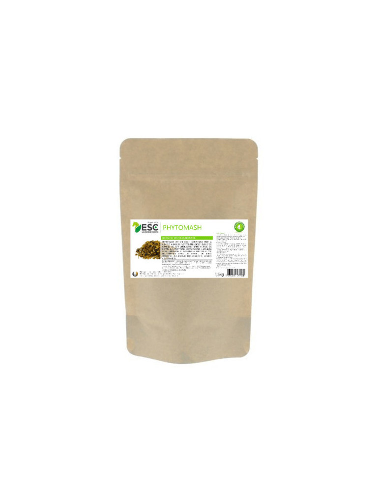 Complément alimentaire PhytoMash 1,5 kg ESC – Mash drainant et reminéralisant pour chevaux