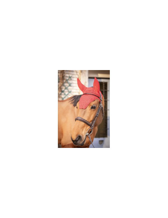 Bonnet Prems Paddock rouge, taille Cob | Nature Horse Langon