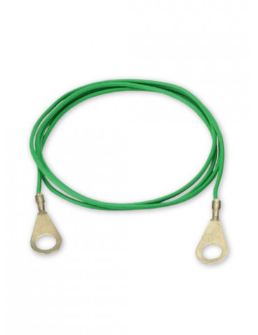 Câble de connexion terre 1m – Avec œillets métalliques M8 pour électrificateur