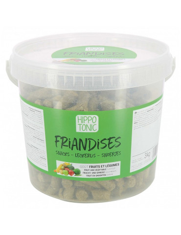 Friandises Hippo Tonic fruits et légumes, 3 kg