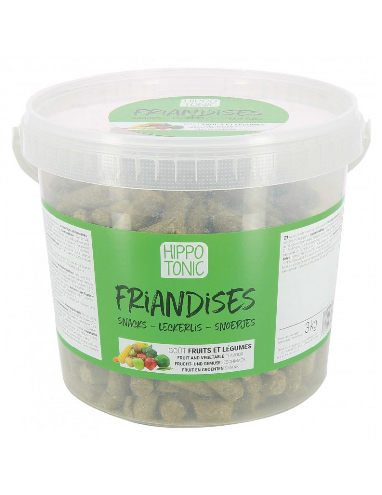 Friandises Hippo Tonic fruits et légumes, 3 kg