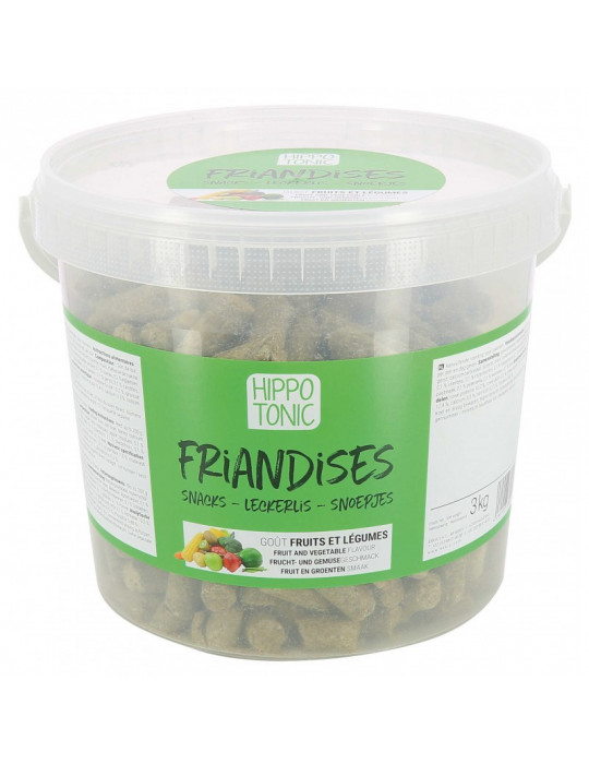 Friandises Hippo Tonic fruits et légumes, 3 kg