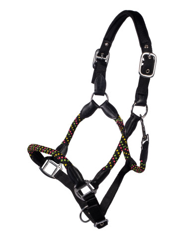 Licol NeonFlash noir PONEY