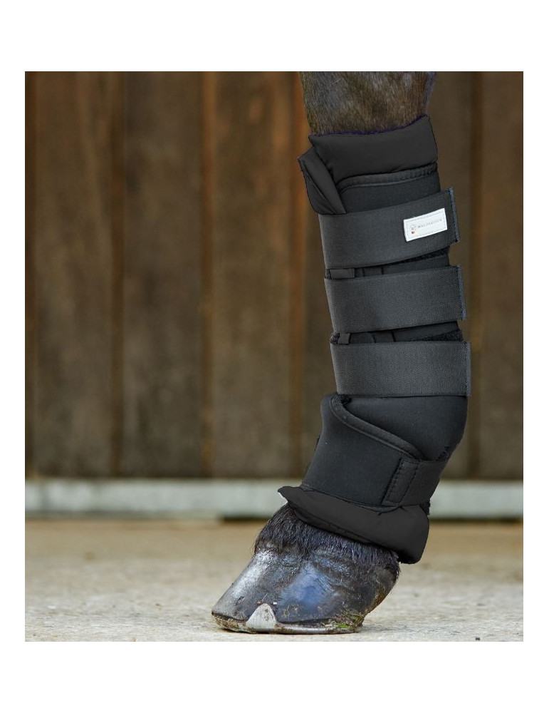 Guêtres d'écurie Waldhausen noir, lot de 2, taille XL