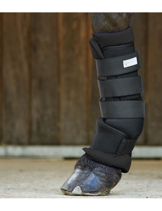 Guêtres d'écurie Waldhausen noir, lot de 2, taille XL