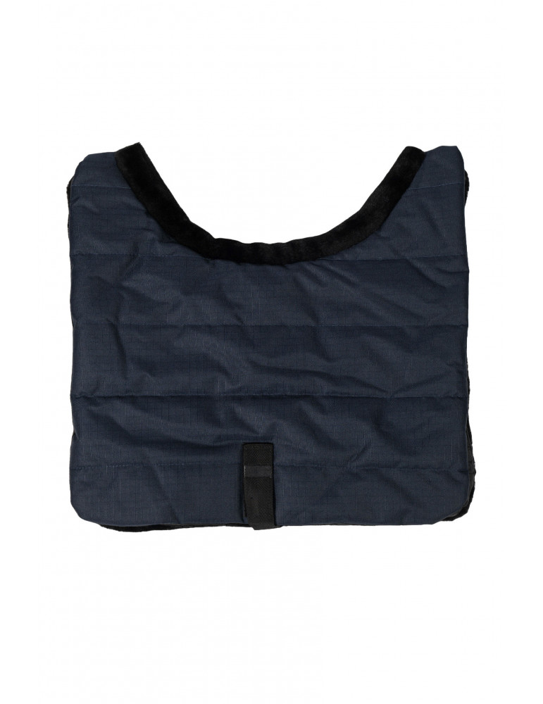 Protège-poitrail de couverture HKM marine, taille cheval