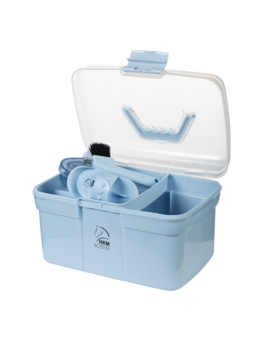 Set de pansage HKM Kids 7 pièces bleu clair