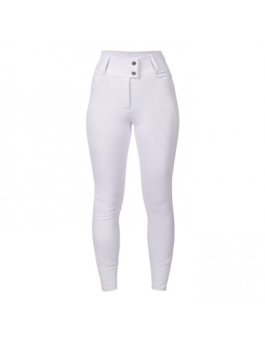 Pantalon de concours HKM Amy silicone blanc, taille 38