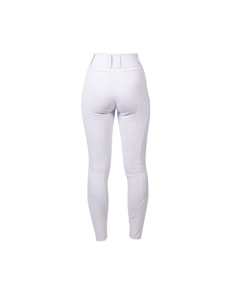 Pantalon de concours HKM Amy silicone blanc, taille 38