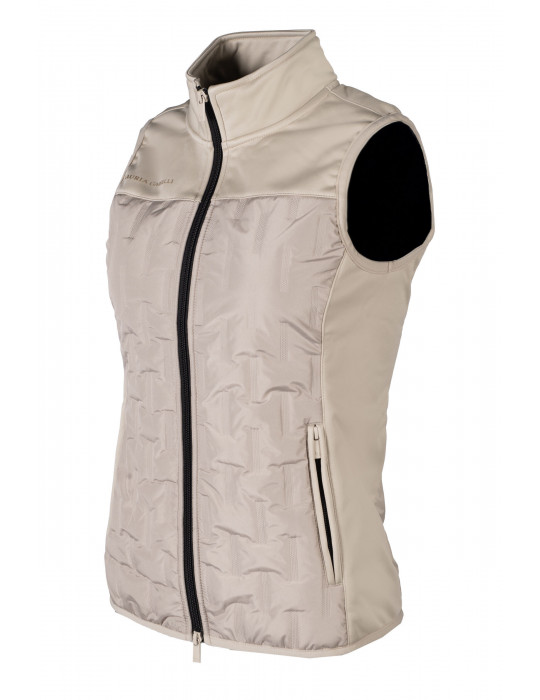 Gilet sans manches Lauria Garrelli Limone gris/beige, taille L
