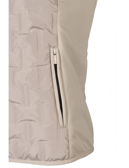 Gilet sans manches Lauria Garrelli Limone gris/beige, taille L