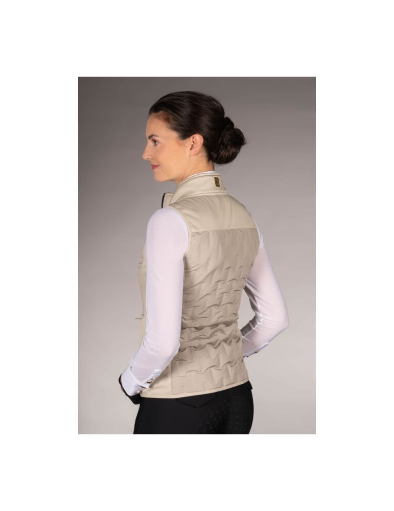 Gilet sans manches Lauria Garrelli Limone gris/beige, taille L