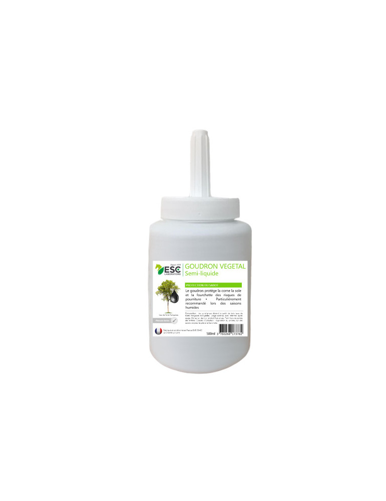 GOUDRON VEGETAL ORIGINE FRANCE -Protection de la corne - Pinceau inclus