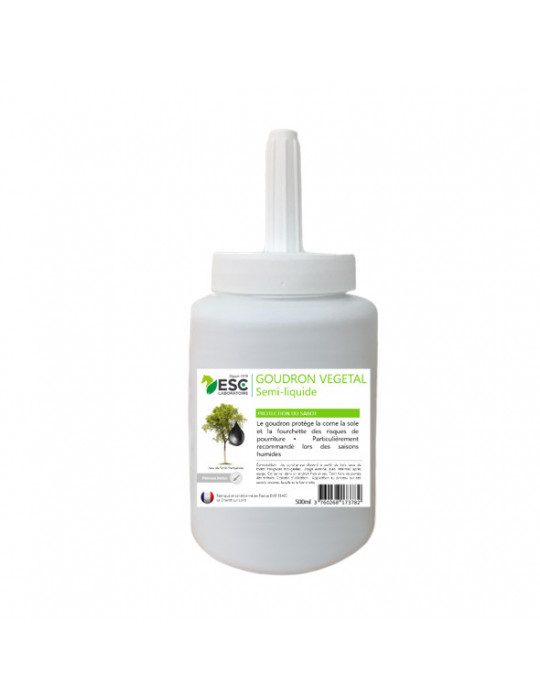 GOUDRON VEGETAL ORIGINE FRANCE -Protection de la corne - Pinceau inclus