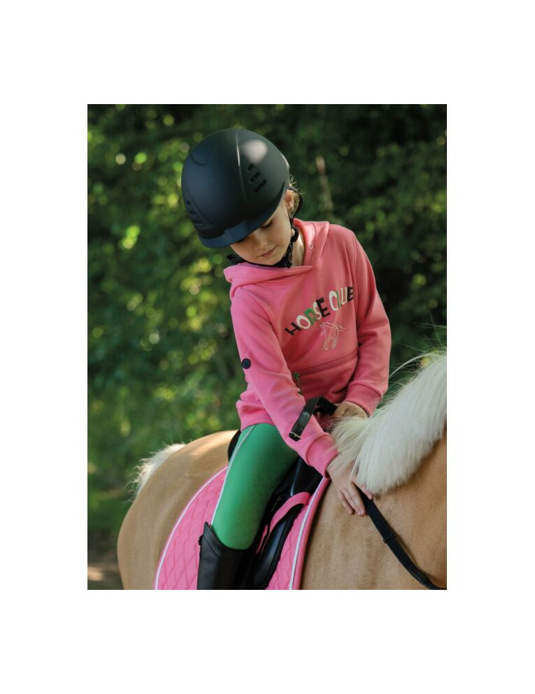 Casque HKM Kali noir, taille S (51-54 cm)