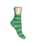 Chaussettes HKM Maui vert, taille 26-30