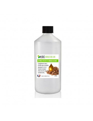 HUILE DE LIN Origine France - Reprise d'état cheval et brillance robe et crins