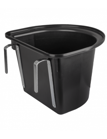 Seau-mangeoire de porte pour compétition, sans anse, noir 2