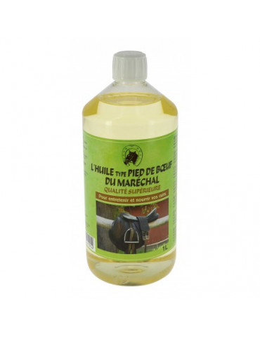 Huile pour cuir type Pied-de-Bœuf Le Maréchal – Entretien naturel du cuir 1l