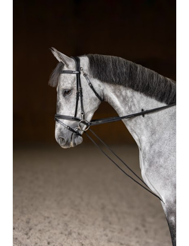 RENES ALLEMANDES HFI CUIR / CORDE - NOIR - FULL