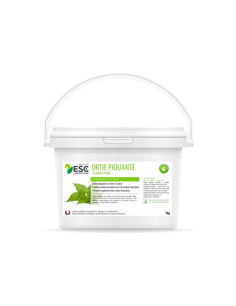 Ortie en pellets ESC, 1 kg | Nature Horse Langon