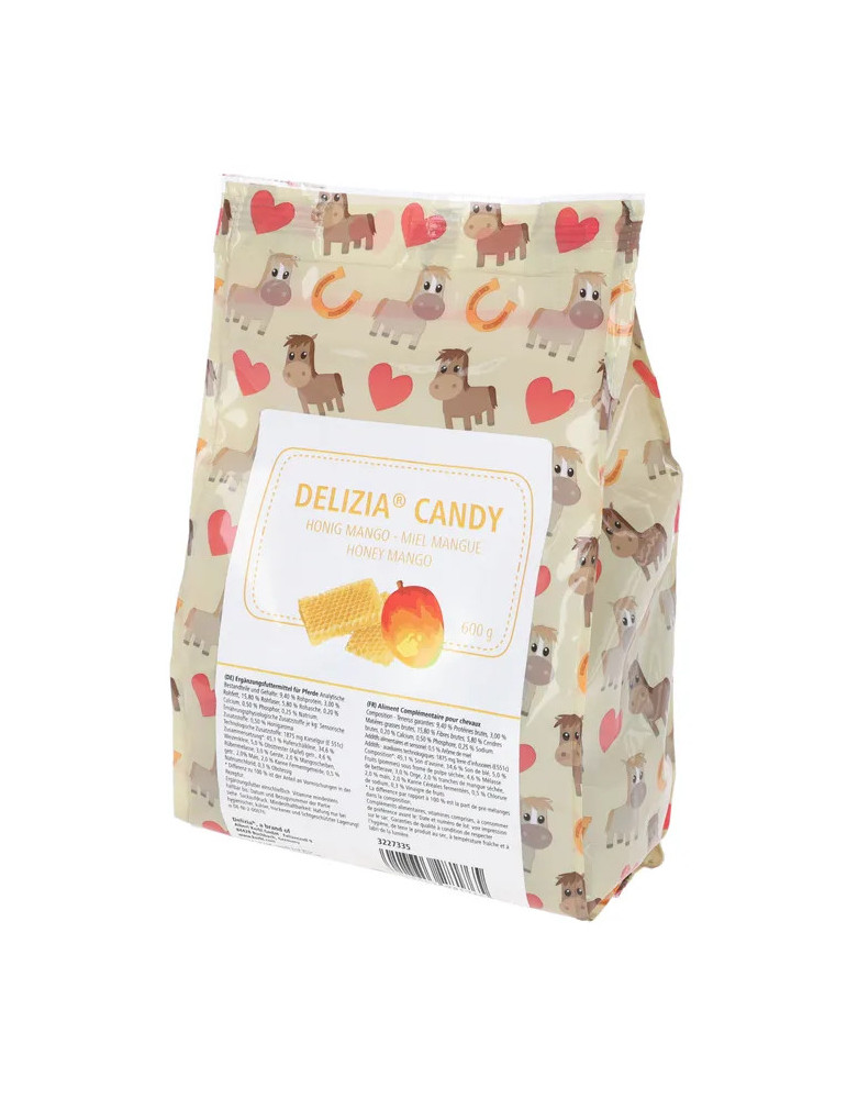 Friandises Kerbl Delizia miel/mangue, 600 g