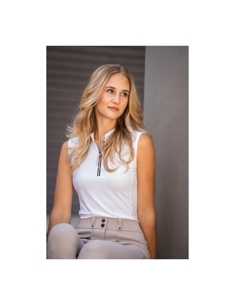 Polo concours HANNAH blanc S