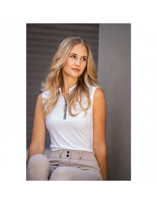 Polo concours HANNAH blanc S