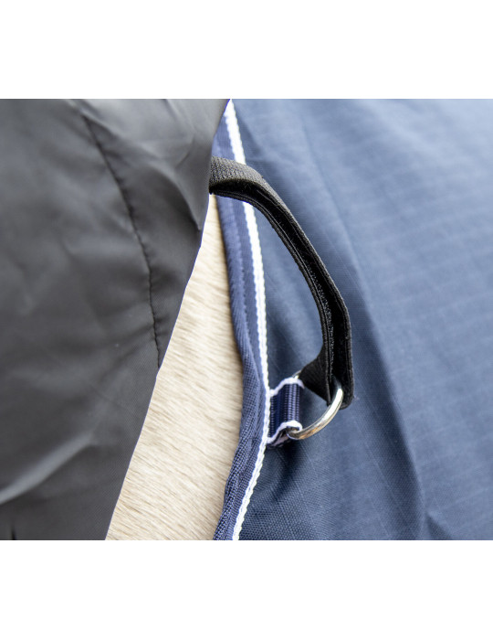 Couverture d'extérieur HKM Starter 300 g bleu foncé, taille 145