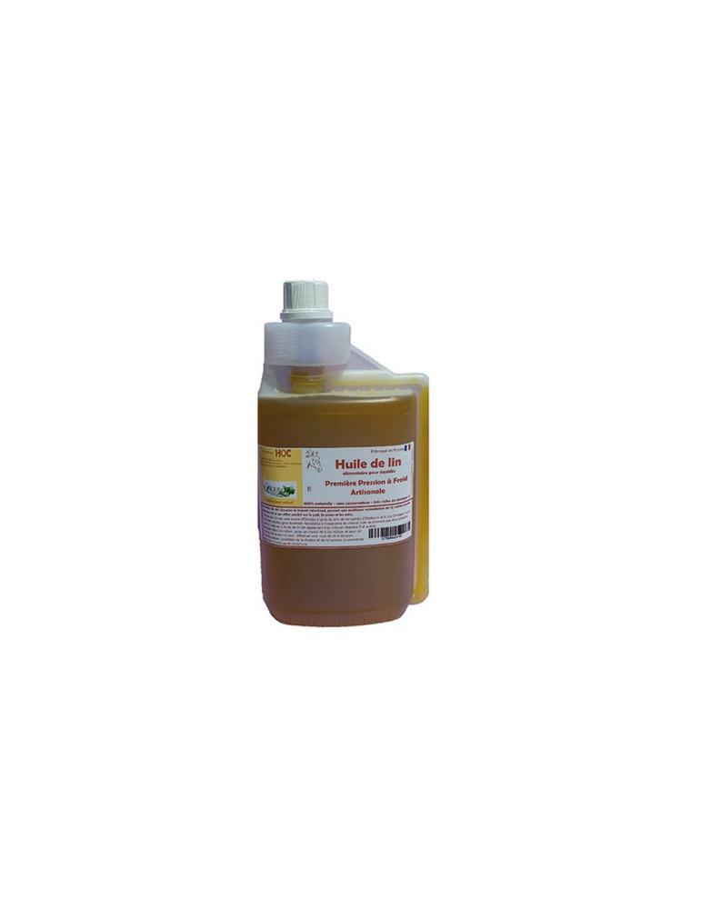 Huile de lin marque HOC par 1 litre