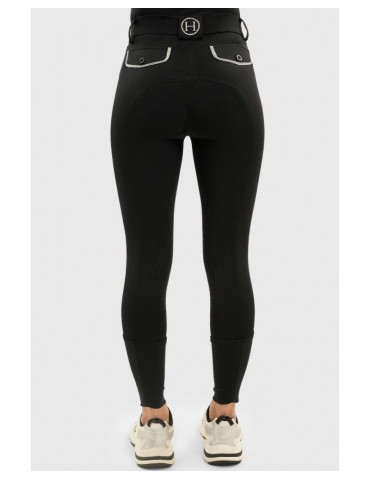 Jaltika Pantalon équitation fix system grip Femme Rider - Noir (Black) - 36 2